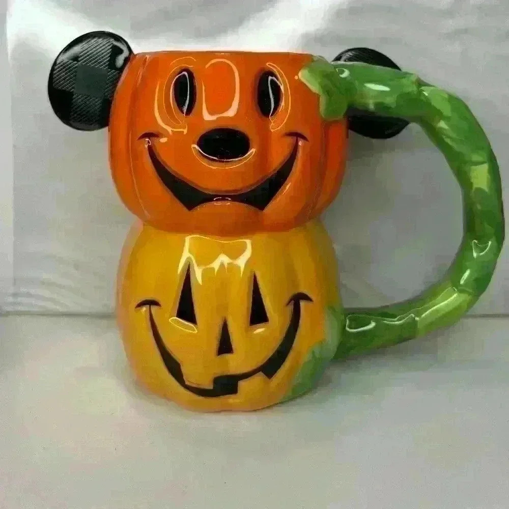 Disney - Mickey Mouse Halloween Jack O' Lantern Pumpkin Trick‎ or Treat Mug
